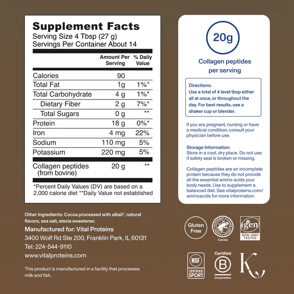 Chocolate Collagen Peptides