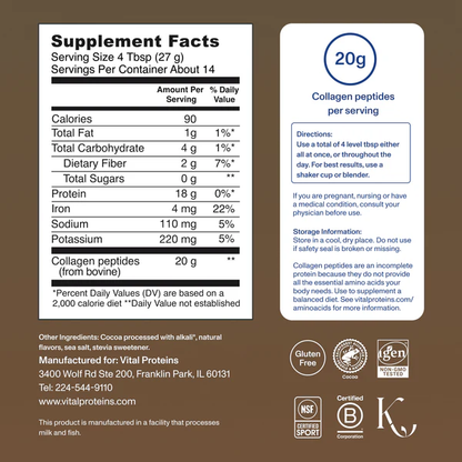 Chocolate Collagen Peptides